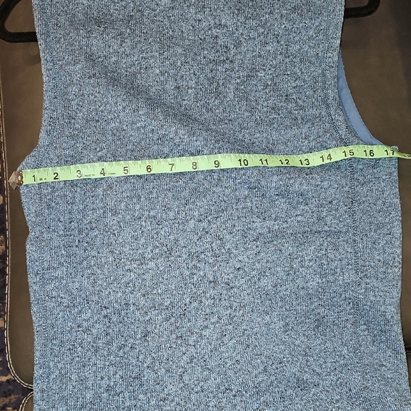 Patagonia Heathered Blue Better Sweater Fleece Vest (XS) - Picture 8 of 9